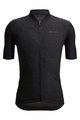 SANTINI Cycling short sleeve jersey - COLORE PURO - black
