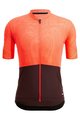 SANTINI Cycling short sleeve jersey - COLORE RIGA - orange