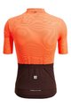 SANTINI Cycling short sleeve jersey - COLORE RIGA - orange