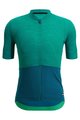 SANTINI Cycling short sleeve jersey - COLORE RIGA - green