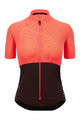 SANTINI Cycling short sleeve jersey - COLORE RIGA - orange/black