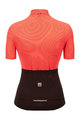 SANTINI Cycling short sleeve jersey - COLORE RIGA - orange/black