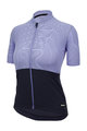 SANTINI Cycling short sleeve jersey - COLORE RIGA - purple/blue