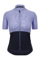 SANTINI Cycling short sleeve jersey - COLORE RIGA - purple/blue