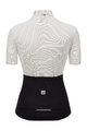 SANTINI Cycling short sleeve jersey - COLORE RIGA - white/black