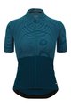 SANTINI Cycling short sleeve jersey - COLORE RIGA - blue