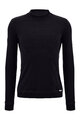 SANTINI Cycling winter long sleeve jersey - IMPETUS - black