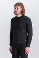 SANTINI Cycling winter long sleeve jersey - IMPETUS - black