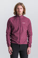 SANTINI Cycling windproof jacket - VENTUS - bordeaux