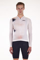 SANTINI Cycling summer long sleeve jersey - OMBRA ECO SLEEK  - white