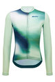 SANTINI Cycling summer long sleeve jersey - OMBRA ECO SLEEK  - green