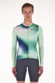 SANTINI Cycling summer long sleeve jersey - OMBRA ECO SLEEK  - green