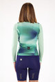 SANTINI Cycling summer long sleeve jersey - OMBRA ECO SLEEK  - green