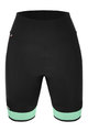 SANTINI Cycling shorts without bib - GIADA PURE - green/black