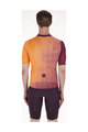 SANTINI Cycling short sleeve jersey - PAWS FORMA - orange/bordeaux