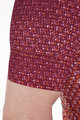SANTINI Cycling short sleeve jersey - PAWS FORMA - orange/bordeaux