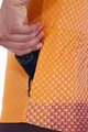 SANTINI Cycling short sleeve jersey - PAWS FORMA - orange/bordeaux