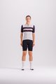 SANTINI Cycling short sleeve jersey - ECO SLEEK NEW BENGAL - white/black