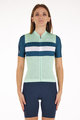 SANTINI Cycling short sleeve jersey - ECO SLEEK NEW BENGAL - light green/green