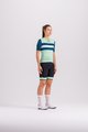 SANTINI Cycling short sleeve jersey - ECO SLEEK NEW BENGAL - light green/green