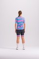 SANTINI Cycling short sleeve jersey - FURIA SMART - pink/turquoise