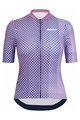 SANTINI Cycling short sleeve jersey - PAWS FORMA - purple