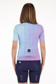 SANTINI Cycling short sleeve jersey - PAWS FORMA - pink/purple