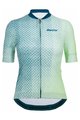 SANTINI Cycling short sleeve jersey - PAWS FORMA - light green