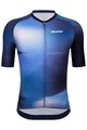 SANTINI Cycling short sleeve jersey - OMBRA - blue