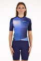 SANTINI Cycling short sleeve jersey - OMBRA - blue