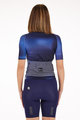 SANTINI Cycling short sleeve jersey - OMBRA - blue