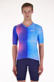 SANTINI Cycling short sleeve jersey - OMBRA - blue