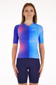 SANTINI Cycling short sleeve jersey - OMBRA - blue