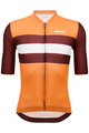 SANTINI Cycling short sleeve jersey - ECO SLEEK NEW BENGAL  - orange/bordeaux