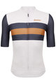 SANTINI Cycling short sleeve jersey - ECO SLEEK NEW BENGAL  - white/grey