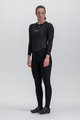 SANTINI Cycling long bib trousers - PURE - black