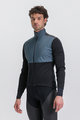 SANTINI Cycling thermal jacket - VEGA ABSOLUTE - blue/black