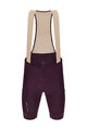 SANTINI Cycling bib shorts - CARGO - bordeaux