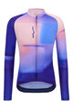 SANTINI Cycling summer long sleeve jersey - LUCE - blue