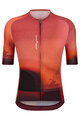 SANTINI Cycling short sleeve jersey - LUCE - red/brown