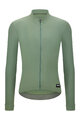 SANTINI Cycling winter long sleeve jersey - RTR - green