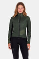 SANTINI Cycling windproof jacket - ALPHA INSULATED - green