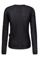 SANTINI Cycling long sleeve t-shirt - ALPHA - black