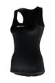 SANTINI Cycling tank top - DRY LADY - black