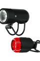 KNOG set of lights - PLUG TWINPACK - black