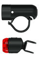 KNOG set of lights - PLUG TWINPACK - black