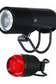 KNOG set of lights - PLUGGER TWINPACK - black