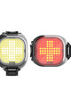 KNOG set of lights - BLINDER MINI CROSS - yellow/red
