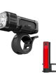 KNOG set of lights - BLINDER PRO 400/20 - black/red