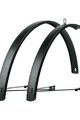 SKS set of fenders - EDGE FULL ALUMINIUM - black